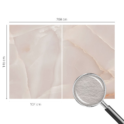 Sfeervol fotobehang Roze marmer