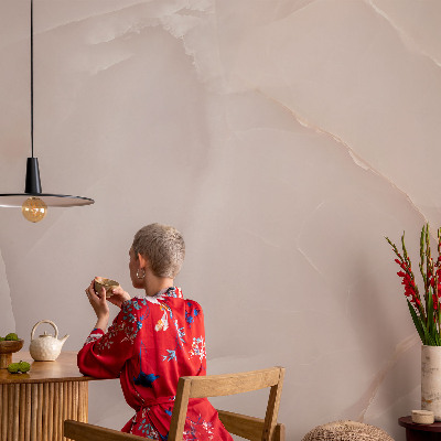 Sfeervol fotobehang Roze marmer