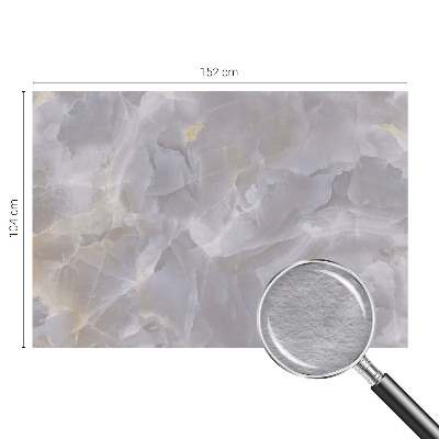 Vliesbehang fotobehang met marmerachtige golven als print