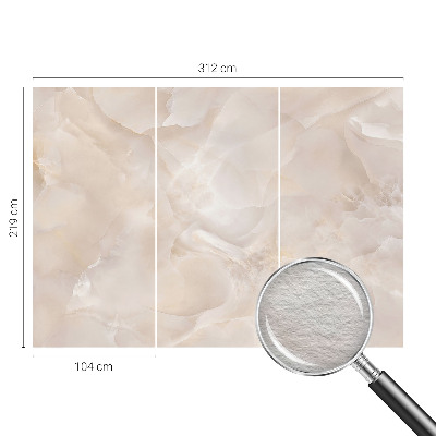 Vliesbehang fotobehang woonkamer met een delicaat marmerpatroon
