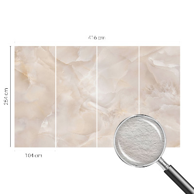 Vliesbehang fotobehang woonkamer met een delicaat marmerpatroon