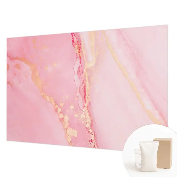 Muurbehang met pastel abstractie