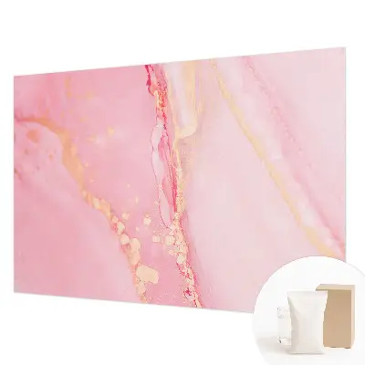 Muurbehang met pastel abstractie