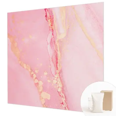 Muurbehang met pastel abstractie