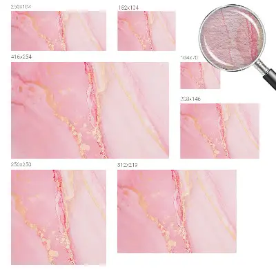 Muurbehang met pastel abstractie