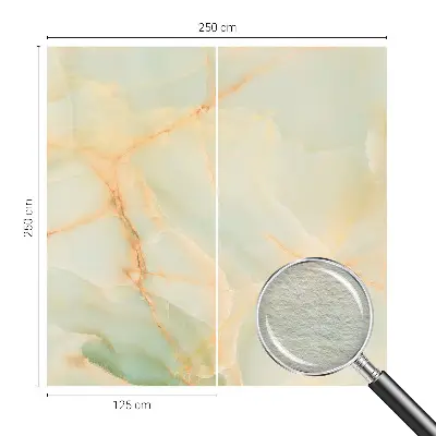 Behang met print met marmerprint voor een elegante uitstraling