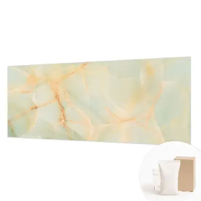 Behang met print met marmerprint voor een elegante uitstraling