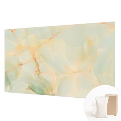 Behang met print met marmerprint voor een elegante uitstraling