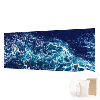 Fotobehang naadloos met motief van zeegolven