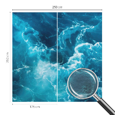 Naadloos fotobehang Zeewervels