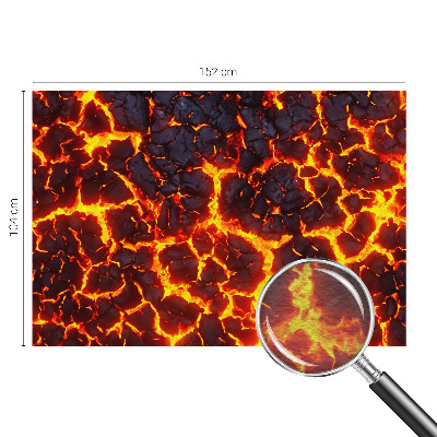 Fotobehang woonkamer Sterke magma