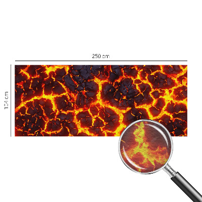 Fotobehang woonkamer Sterke magma