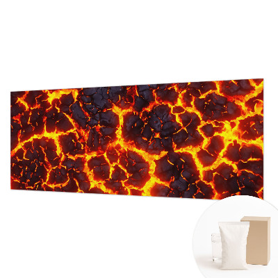 Fotobehang woonkamer Sterke magma