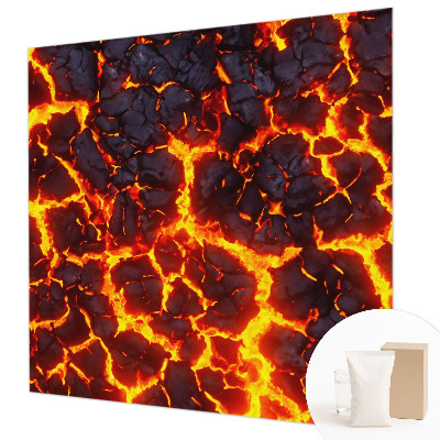 Fotobehang woonkamer Sterke magma