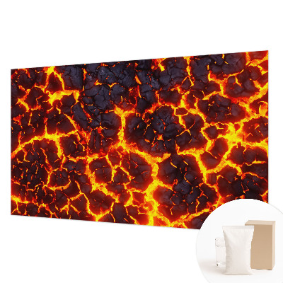 Fotobehang woonkamer Sterke magma