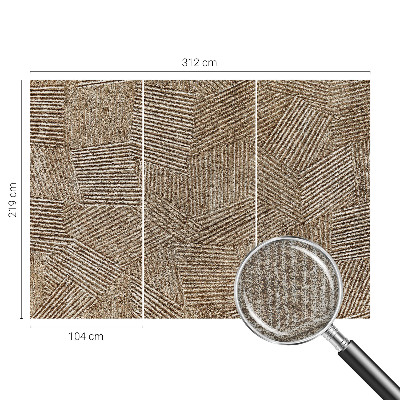 Modern fotobehang Structurele lijnen