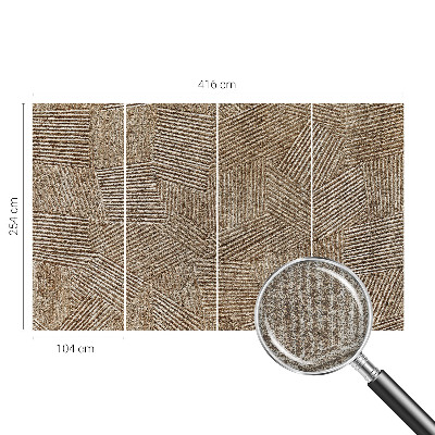 Modern fotobehang Structurele lijnen