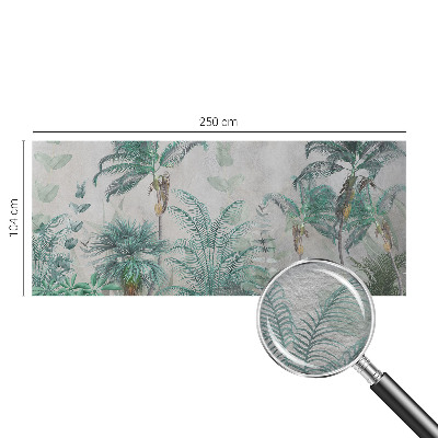 Fotobehang voor de woonkamer met een exotische oase als motief
