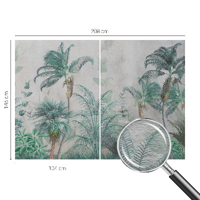 Fotobehang voor de woonkamer Exotische oase