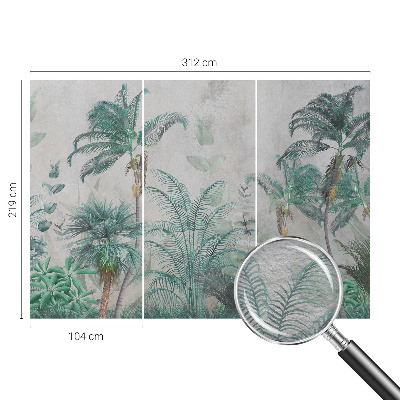 Fotobehang voor de woonkamer Exotische oase