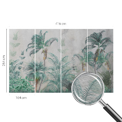 Fotobehang voor de woonkamer Exotische oase