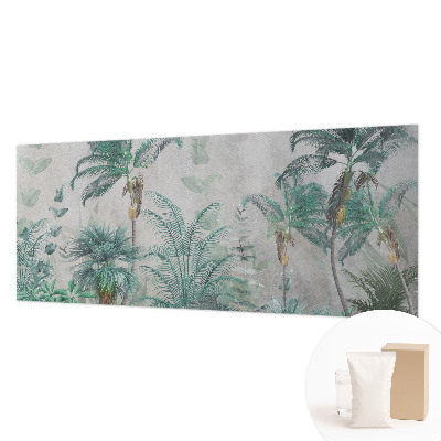 Fotobehang voor de woonkamer met een exotische oase als motief