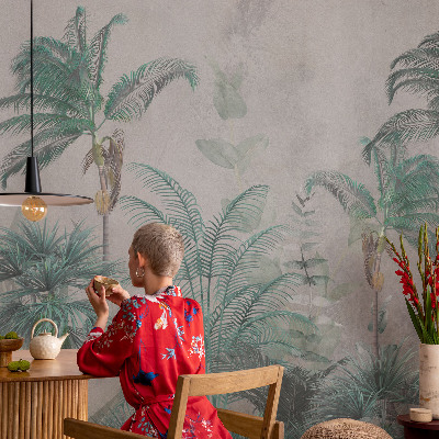 Fotobehang voor de woonkamer Exotische oase