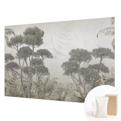 Luxe fotobehang met een tropische junglemotief