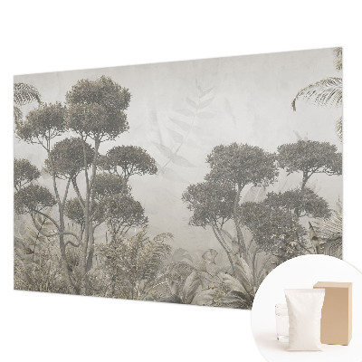 Luxe fotobehang met een tropische junglemotief