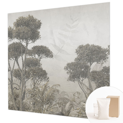Luxe fotobehang met een tropische junglemotief
