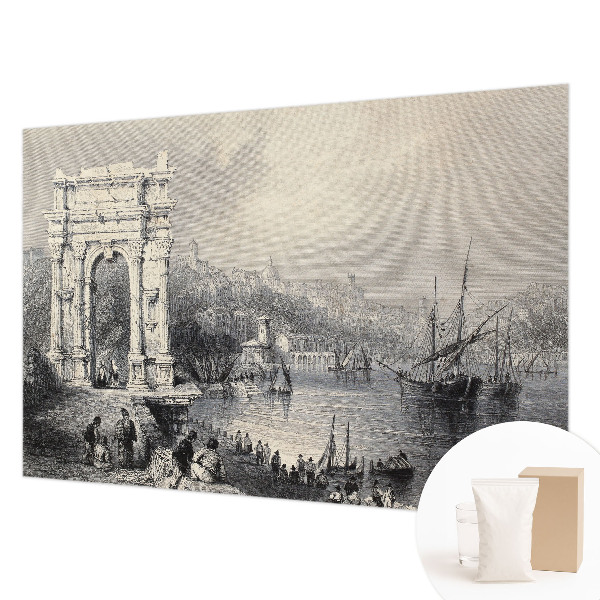 Sfeervol fotobehang Zeegezicht