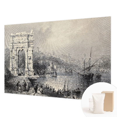 Sfeervol fotobehang Zeegezicht