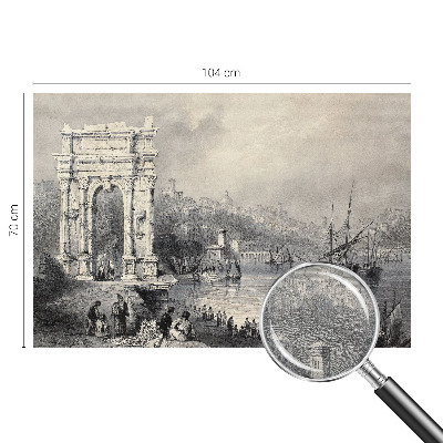 Sfeervol fotobehang Zeegezicht