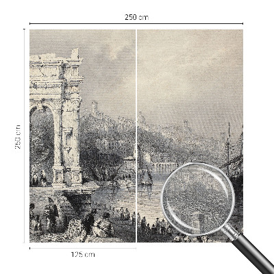 Sfeervol fotobehang Zeegezicht