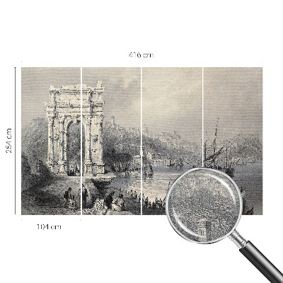 Sfeervol fotobehang Zeegezicht