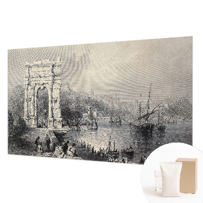 Sfeervol fotobehang Zeegezicht