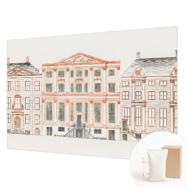 Kwalitatief fotobehang met een print van klassieke gebouwen