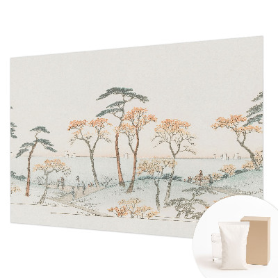 Muur behang Vreedzaam landschap