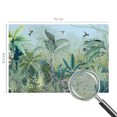 Groot fotobehang met tropisch natuurontwerp