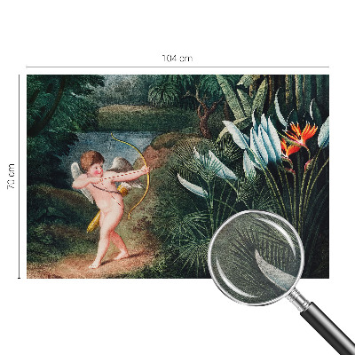 Uniek fotobehang Schattige Cupido