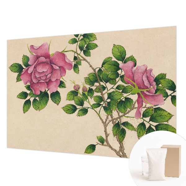 Vlies fotobehang Romantische rozen