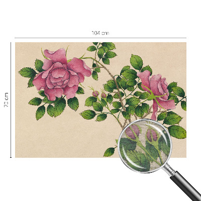 Vlies fotobehang Romantische rozen