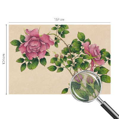 Vlies fotobehang Romantische rozen