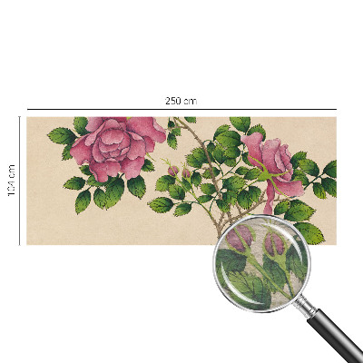 Vlies fotobehang Romantische rozen