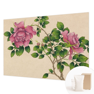 Vlies fotobehang Romantische rozen
