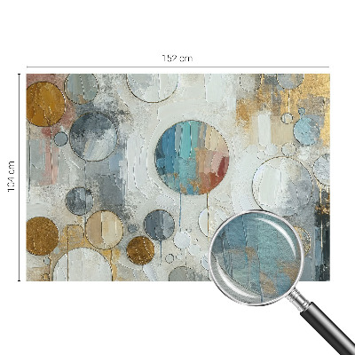 Vliesbehang fotobehang Geometrische cirkels