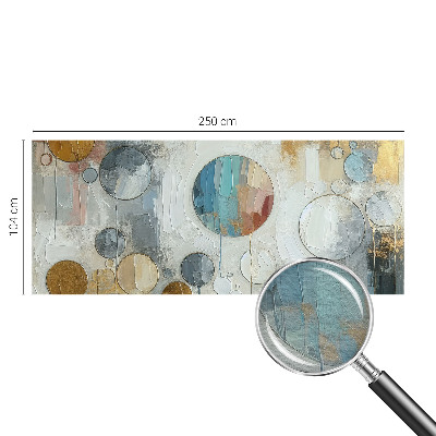 Vliesbehang fotobehang Geometrische cirkels