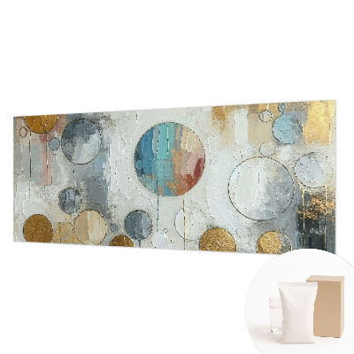 Vliesbehang fotobehang Geometrische cirkels