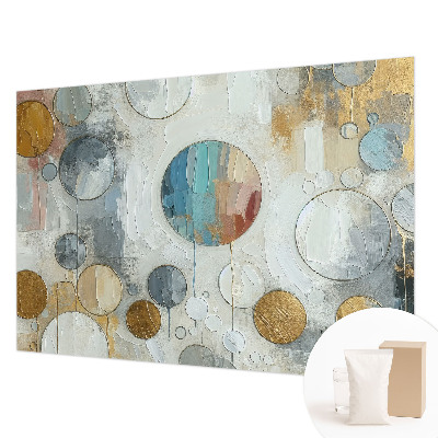 Vliesbehang fotobehang Geometrische cirkels