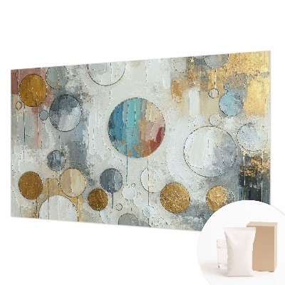 Vliesbehang fotobehang Geometrische cirkels